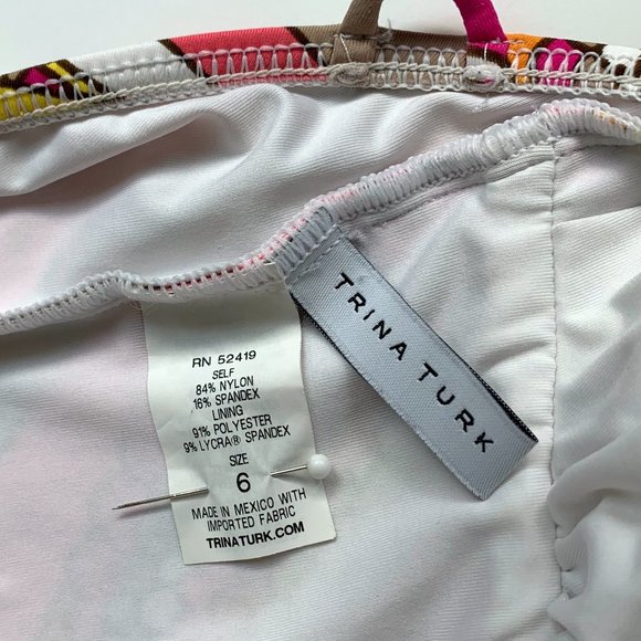 Trina Turk Bathing Suit Size 6 - Picture 4 of 6